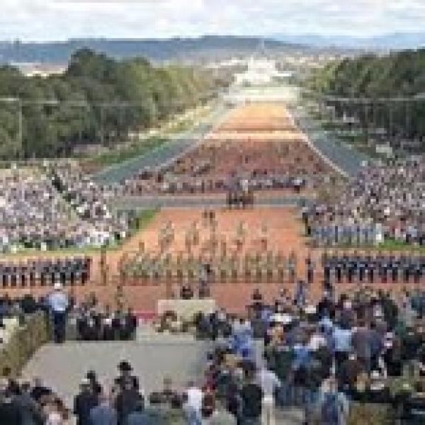 Australian War Memorial ANZAC Day Service