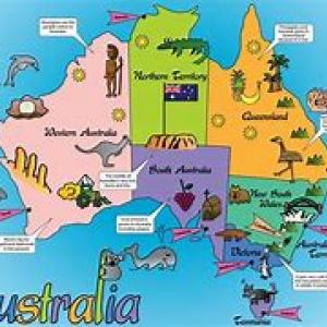Map of Australia
