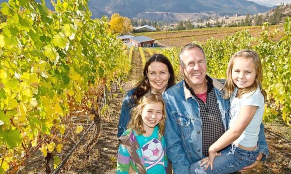 Family at Winery